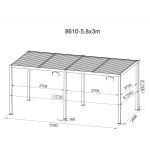 Manual Louvered Pergola (6m x 3m) - Image 3