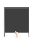 Manual Pull Up Screens - 4m - Image 5