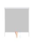 Manual Pull Up Screens - 4m - Image 2