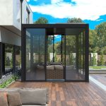 Pergola Glass Sliding Doors - Black 3m - Image 8