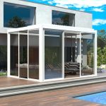 Pergola Glass Sliding Doors - White 4m - Image 10
