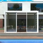 Pergola Glass Sliding Doors - White 4m - Image 11