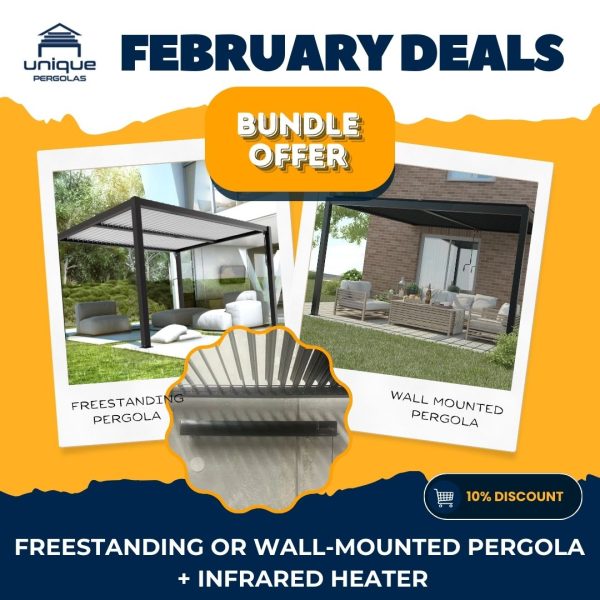 Louvered Pergola Bundle 3