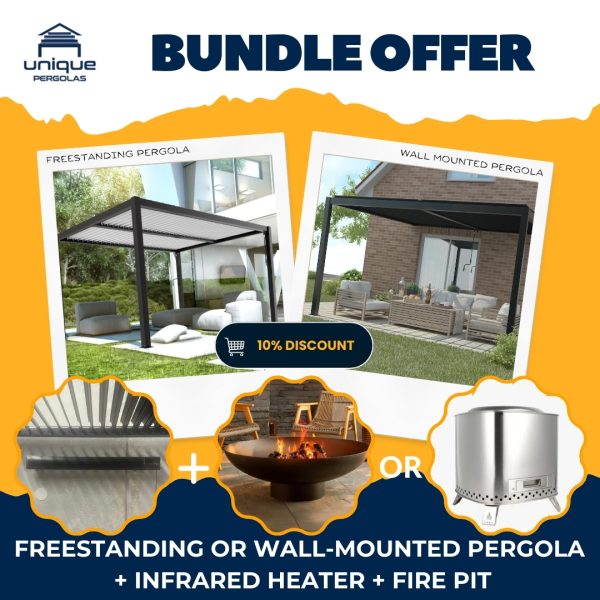 Louvered Pergola Bundle 4
