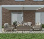 Wall Mounted Motorised Louvered Pergola - Image 10