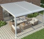 Wall Mounted Motorised Louvered Pergola - Image 12