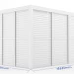Sliding Door Louvered Panel
