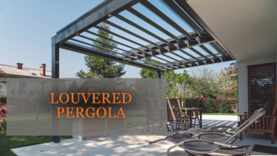 louvered pergola